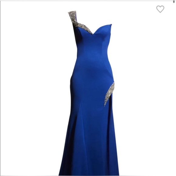 Jovani Royal Blue Gown - Picture 1 of 7